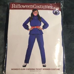 Willy Wonka Violet Beauregarde Halloween Costume